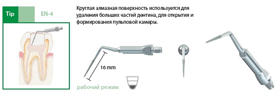 Насадка EN-4 насадка для эндодонтии алмазная